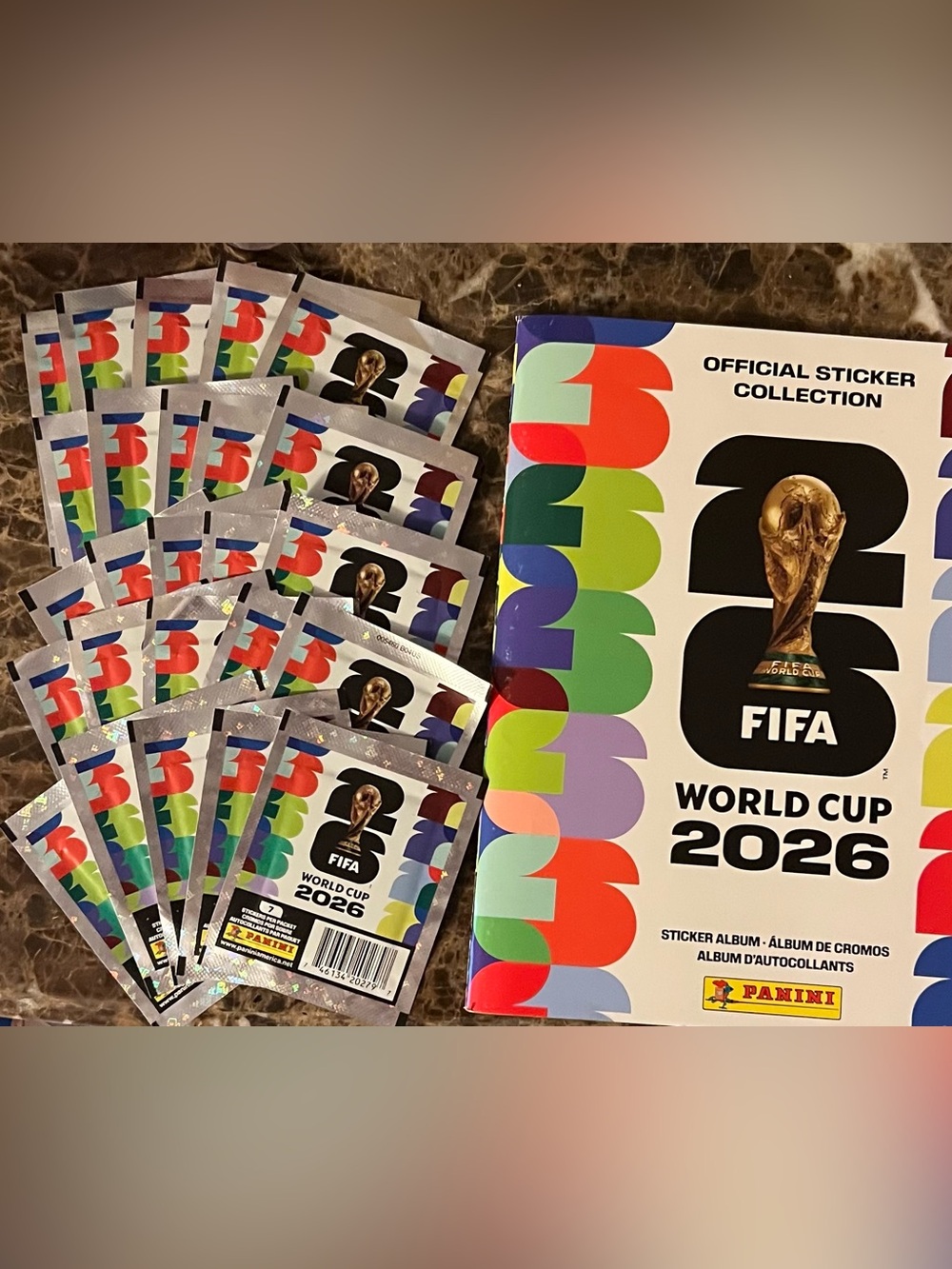 FIFA World Cup 2026 sticker packs (25 count + album
